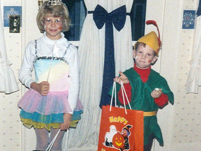 Tinkerbell and Peter Pan
