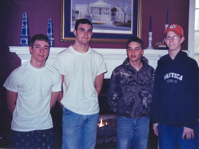 Dale, AJ, Michael and Chandler